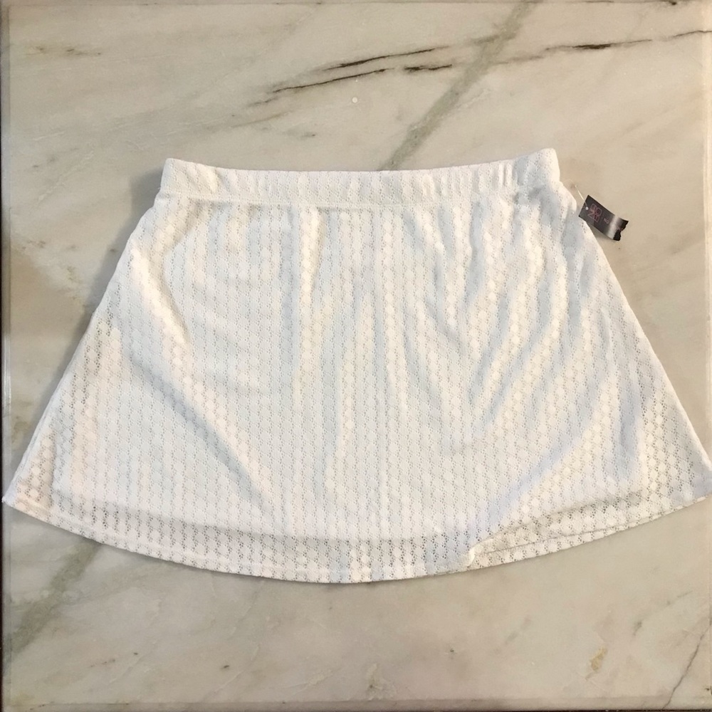 White Mini Skirt